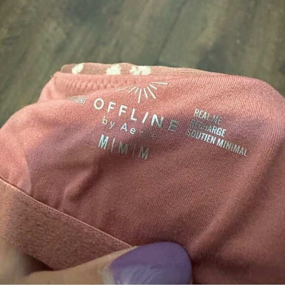 Aerie Ditsy Floral Athleisure sports bra  tank top M - Picture 5 of 5